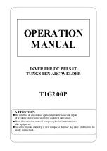 Hanshen TIG200P Operation Manual preview