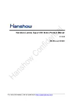 Предварительный просмотр 1 страницы hanshow Lumina Aqua-1010 Series Product Manual