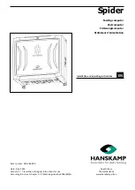 Hanskamp SpiderServer Installation And Operating Instructions Manual предпросмотр