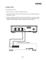 Preview for 3 page of HANSS ACOUSTICS PA-30 User Manual