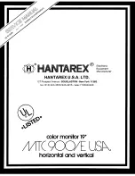 Hantarex MTC 900 Serivce Manual preview