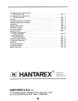 Preview for 3 page of Hantarex MTC 900 Service Manual