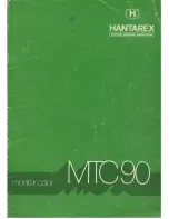 Preview for 1 page of Hantarex MTC90 Service Manual