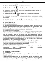 Предварительный просмотр 36 страницы Hantech 4619275 Operating Instructions Manual