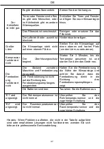 Предварительный просмотр 49 страницы Hantech 4619275 Operating Instructions Manual