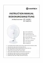 Hantech RT-30 DE Instruction Manual preview