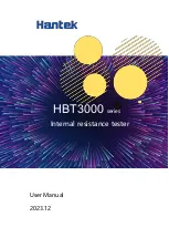 Hantek HBT3000 Series User Manual предпросмотр