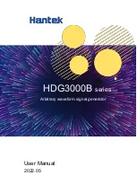 Preview for 1 page of Hantek HDG3000B Series User Manual