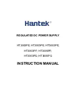 Hantek HT3003PE Instruction Manual preview