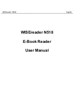 Hanvon WISEreader N518 User Manual preview