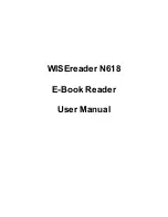 Hanvon WISEreader N618 User Manual preview