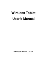 Hanwang Technology Wireless Tablet User Manual preview