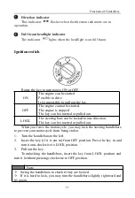 Предварительный просмотр 14 страницы Hanway XRAY125S 2019 Operation Manual