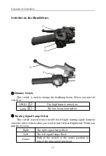 Предварительный просмотр 15 страницы Hanway XRAY125S 2019 Operation Manual