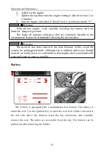 Предварительный просмотр 31 страницы Hanway XRAY125S 2019 Operation Manual