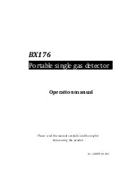 Hanwei BX176 Operation Manual preview