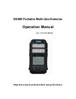 Предварительный просмотр 1 страницы Hanwei E6000 Operation Manual