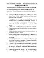 Preview for 2 page of Hanwei E6000 Operation Manual