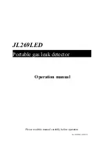 Preview for 1 page of Hanwei JL269LED Operation Manual