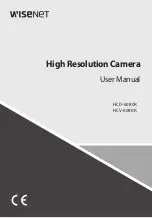 Предварительный просмотр 1 страницы Hanwha Techwin Wisenet HCD-6080R User Manual