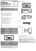 HANYOUNG NUX EM310 Instruction Manual preview