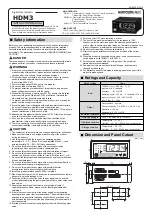 HANYOUNG NUX HDM3 Instruction Manual preview