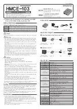 HANYOUNG NUX HMCE-103 Instruction Manual preview