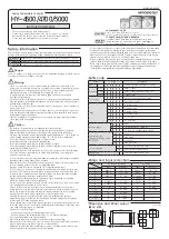 HANYOUNG NUX HY-4500 Instruction Manual preview