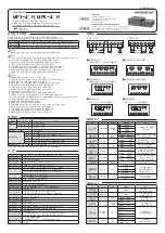 Предварительный просмотр 1 страницы HANYOUNG NUX MP3-4 H Series Instruction Manual