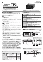 Preview for 1 page of HANYOUNG NUX TP3 Instruction Manual