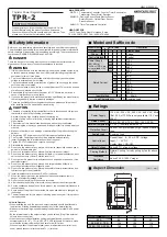 HANYOUNG NUX TPR-2 Instruction Manual preview