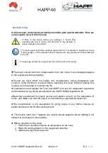 Preview for 5 page of Happ 40 Installation And Operation Manual