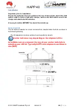 Preview for 20 page of Happ 40 Installation And Operation Manual