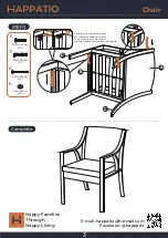 Preview for 6 page of HAPPATIO Patio Dining Sets Owner'S Manual