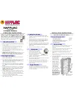 Happijack Camper Jack Owner'S Manual preview