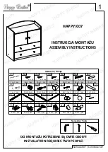 Предварительный просмотр 1 страницы Happy Babies HAPPY ANIMALS K07 Assembly Instructions Manual