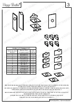 Предварительный просмотр 3 страницы Happy Babies HAPPY K01 Assembly Instructions Manual