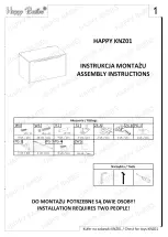 Happy Babies HAPPY KNZ01 Assembly Instructions Manual preview