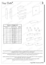 Предварительный просмотр 3 страницы Happy Babies HAPPY RN06 Assembly Instructions Manual