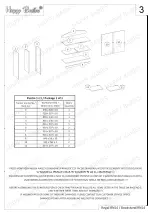 Предварительный просмотр 3 страницы Happy Babies HAPPY RN14 Assembly Instructions Manual