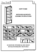 Preview for 1 page of Happy Babies HAPPY RW08 Assembly Instructions Manual