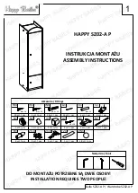 Preview for 1 page of Happy Babies HAPPY SZ02-A Assembly Instructions Manual