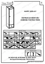 Happy Babies HAPPY SZ03-A P Assembly Instructions Manual preview