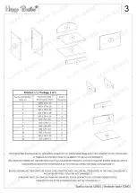 Preview for 3 page of Happy Babies HAPPY SZN01 Assembly Instructions Manual