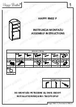 Preview for 1 page of Happy Babies RN02 P Assembly Instructions Manual