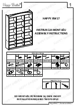 Preview for 1 page of Happy Babies RW17 Assembly Instructions Manual