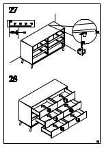 Preview for 18 page of Happy Beds Alicia 6 Drawer Wide Chest Assembly Instructions Manual