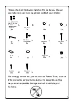 Предварительный просмотр 3 страницы Happy Beds Capri Bed King Assembly Instructions Manual