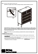 Предварительный просмотр 9 страницы Happy Beds Croxley 5 Drawer Chest Assembly Instructions Manual