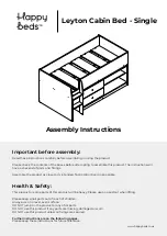 Happy Beds Leyton Assembly Instructions Manual preview